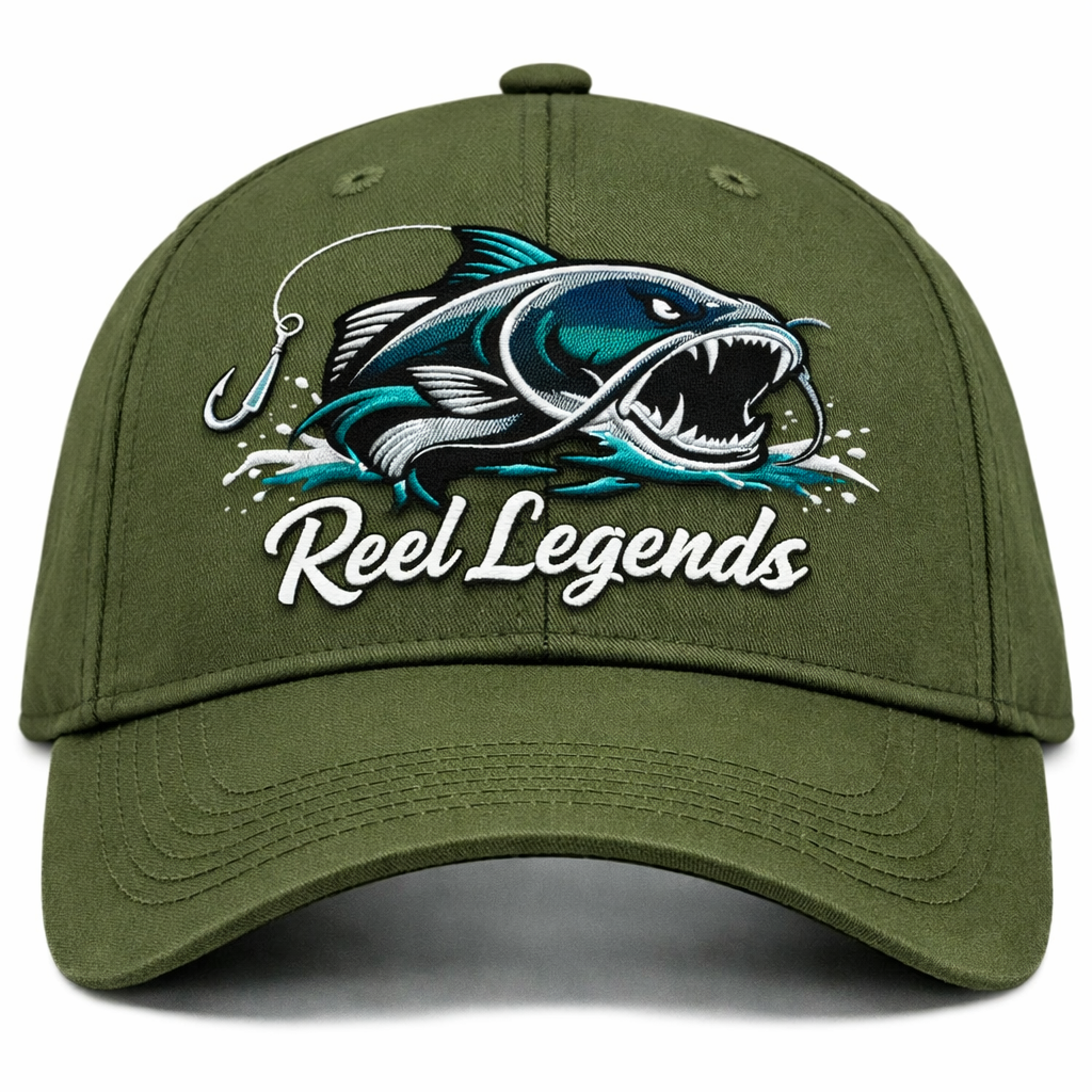 Reel Legends Performance Cap (olive green)