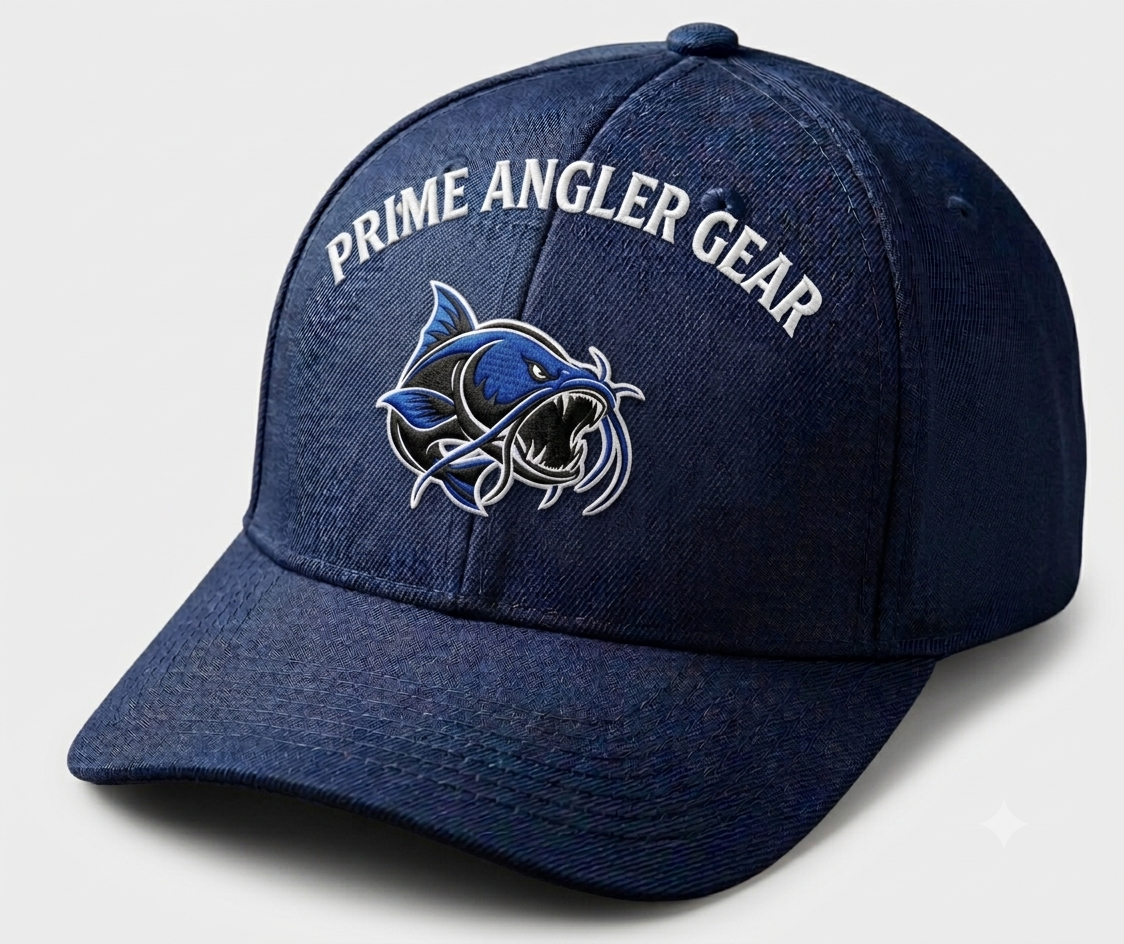 Prime Anglers Gear Performance Cap (Navy Blue)